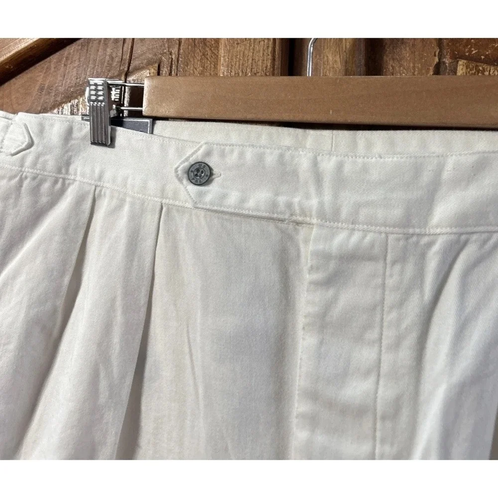 NWT Mens Polo Ralph Lauren Chino Shorts‎ Pleated Side Buckles Sz 42 7